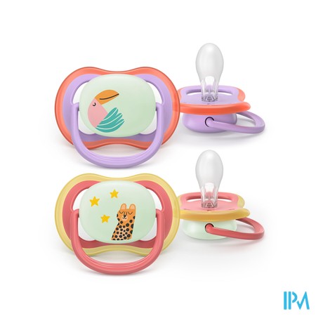 Philips Avent Fopspeen +18m Air Night Toekan/poes2