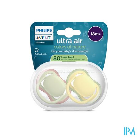 Philips Avent Fopspeen +18m Air Munt/ivoor 2