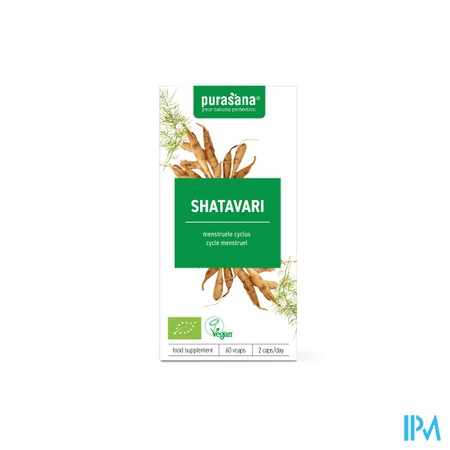 Purasana Shatavari Bio 250mg V-caps 60