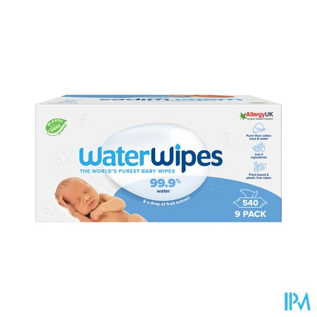 Waterwipes Lingettes Biodegradable 540