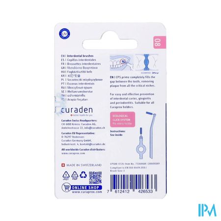 Curaprox Cps 08 Prime Brossettes Recharge 8