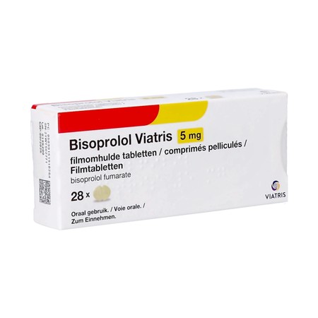Bisoprolol Viatris 5,0mg Tabl 28