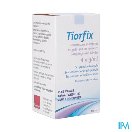 Tiorfix 4mg/ml Zuigeling&kind Susp Oraal Geb.180ml