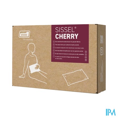 Sissel Cherry Coussin Noyaux Cerise 23x26cm Rouge
