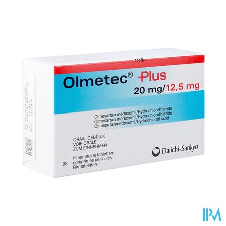 Olmetec Plus 20mg/12,5mg Comp Pell 98