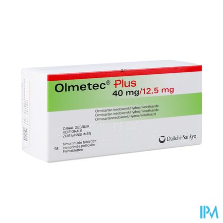 Olmetec Plus 40mg/12,5mg Comp Pell 98