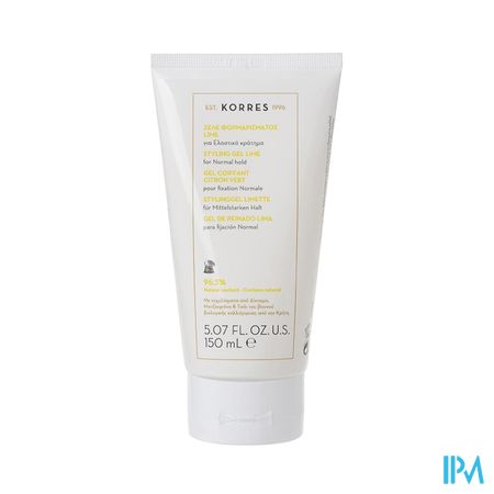 Korres Kh Gel Coiffant Lime 150ml