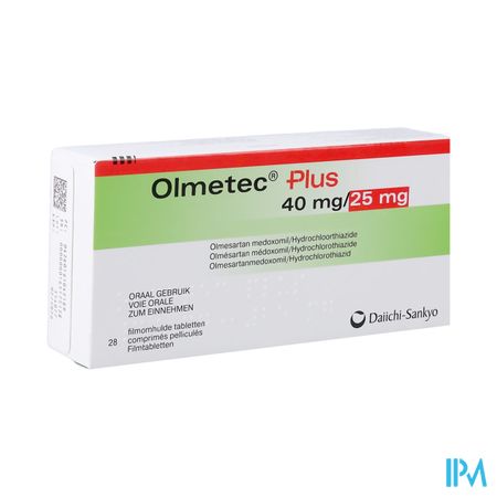 Olmetec Plus 40mg/25mg Comp Pell 28