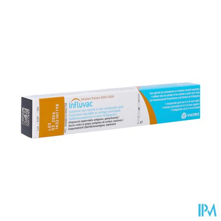 Influvac Susp Inj Voorgevulde Spuit 1x0,5ml 2025