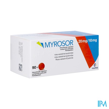 Myrosor 20mg/10mg Filmomh Tabl 90