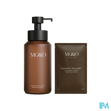 Moro Hand&body Wash Starterkit Rosemary/br. 250ml