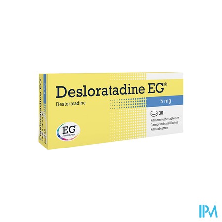Desloratadine EG  5 Mg Filmomh Tabl  30 X  5 Mg
