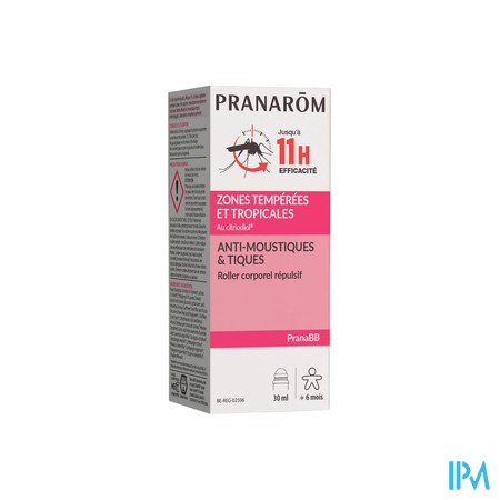 Pranarom Pranabb Roller A/moustiques 30ml