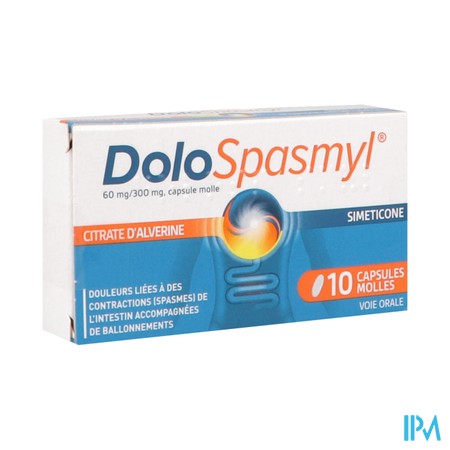 DOLOSPASMYL 60MG/300MG CAPS 10
