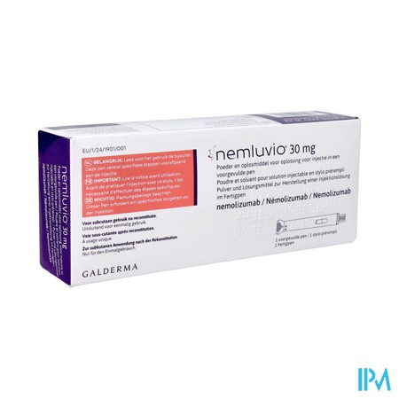 NEMLUVIO PDR + SOLV IN VOORGEVULDE PEN 30 MG 30 INJECTIE MG