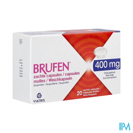 Brufen 400mg Zachte Caps 20