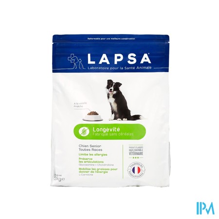 Lapsa Maintenance Chien Senior Longev.s/cereal12kg