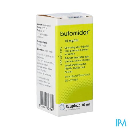 Butomidor 10mg/ml Butorphanol Inj Opl 1x10ml