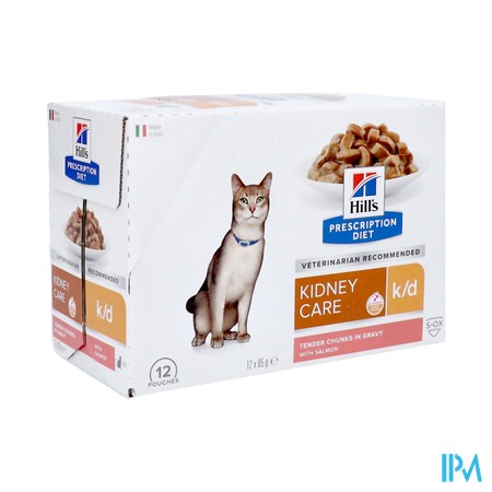 Hills Prescrip.diet Feline Kd Salmon 12x85g 605616