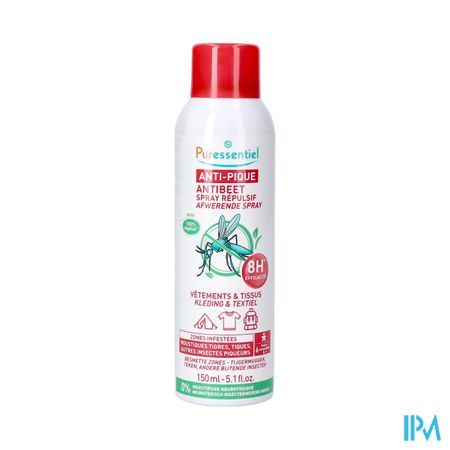 Puressentiel A/beet Spray Afw.kleding&stoffen150ml