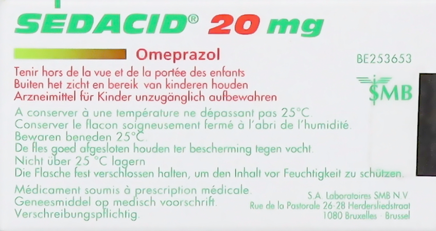 Sedacid 20mg Comp 28 X 20mg 5