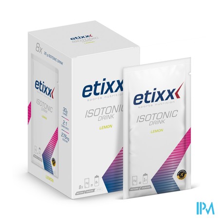 Etixx Isotonic Lemon Pdr 8x35g
