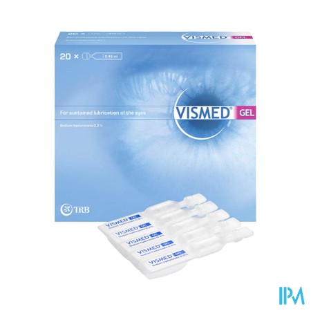 Vismed Gel Lubrifiant Oculaire 0,3% Fl 20 X 0,45ml