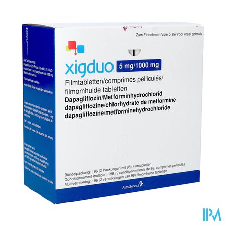 Xigduo 5mg/1000mg Filmomh Tabl 196