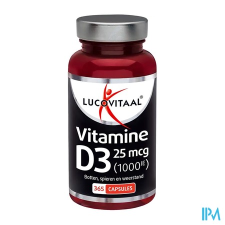 Lucovitaal Vitamine D3 1000ie 25mcg Caps 365