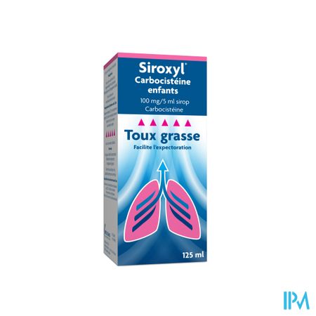 Siroxyl Carbocisteine 100mg/5ml Enfants Sirop125ml