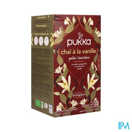 PUKKA INFUS CHAI VANILLE SACH 20