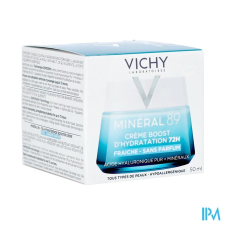 Vichy Mineral 89 Creme Fris Z/parfum 50ml
