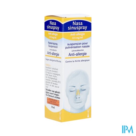 Nasasinuspray A/allerg.0,5mg/ml Susp Pulv.nas.10ml