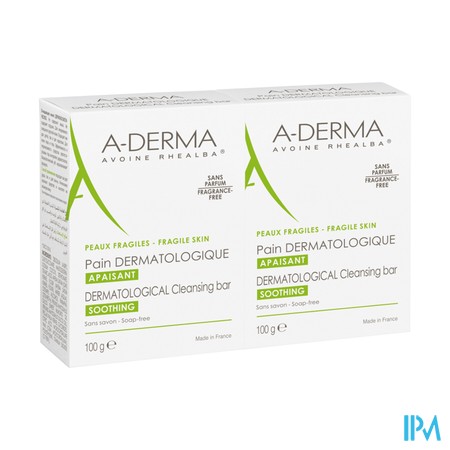 Aderma Indisp. Pain Dermato Avoine 100g Nf