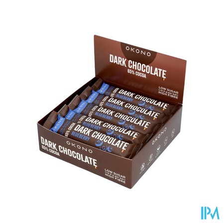 Okono Dark Chocolate Blueberry 20x35g