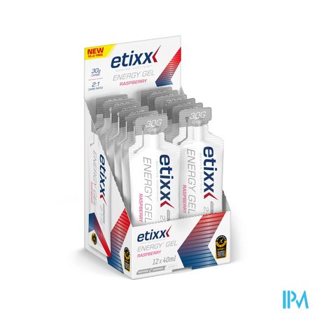 Etixx Energy Gel Framboise 12x40ml