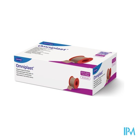 Hartmann Omniplast 2,5cm X 9,2m 12 P/s