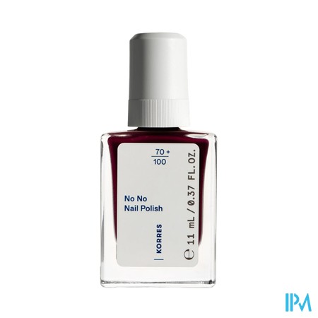 Korres Km No No Nail Polish 59 Burgundy Red 11ml
