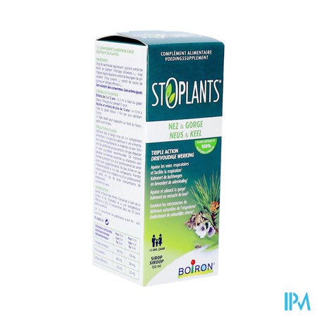 Stoplants Neus/keel/bronchien Siroop 150ml Boiron