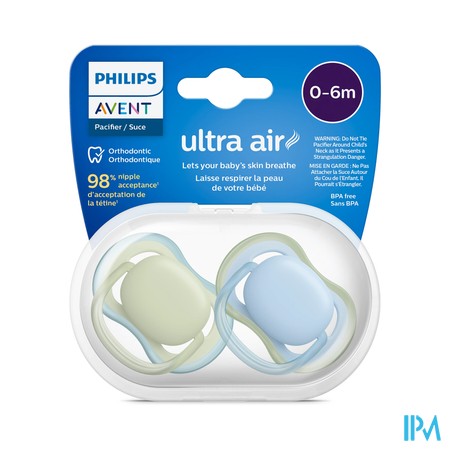 Philips Avent Fopspeen 0m+ Ultra Air Mix 2