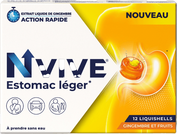 Nvive Estomac Leger Liquishells 12