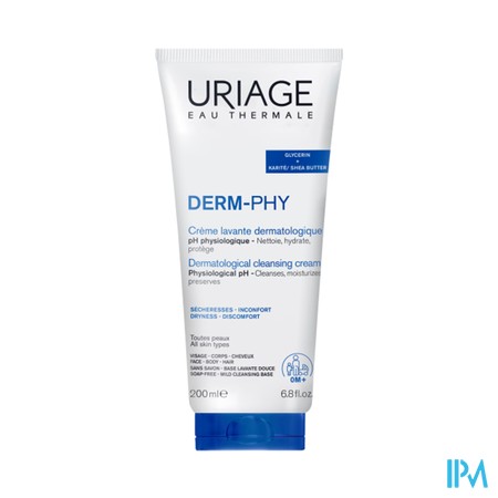 Uriage Dermo-phy Dermatolog. Reinigingscreme 200ml
