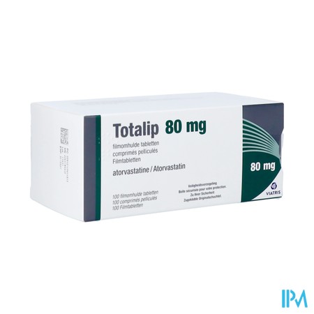 Totalip 80mg Filmomh Tabl 100