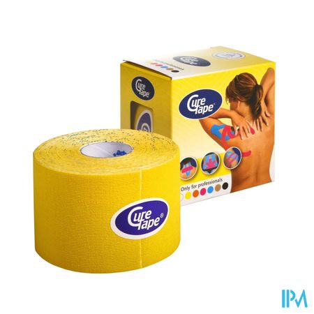 Curetape 5cmx5m Geel