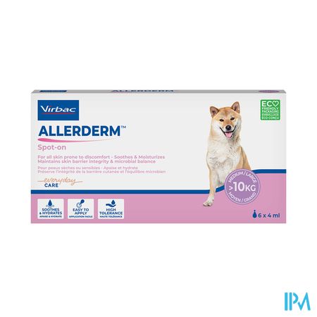 Allerderm Spot-on Pipet 6x4ml