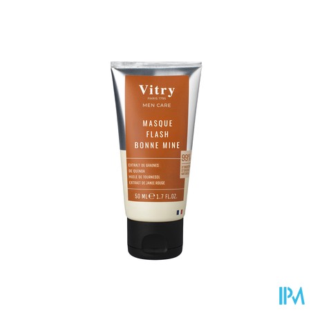 Vitry Man Masker Instant Stralende Huid 50ml