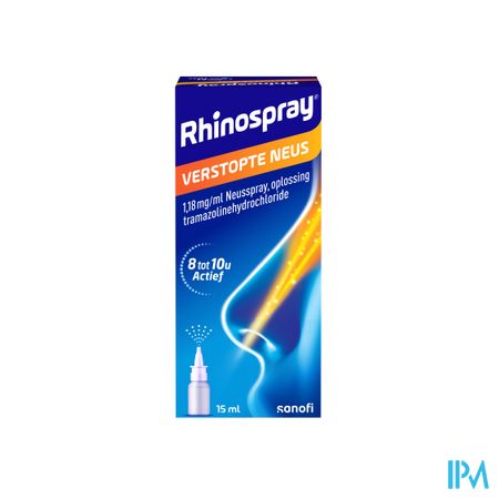 Rhinospray Verstopteneus 1,18mg/ml Neusspr Opl15ml
