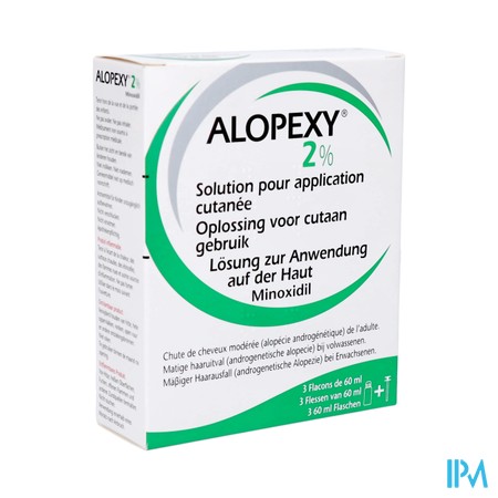 Alopexy 2 % Opl Cutaan Gebruik Fl Pipet 3x60ml