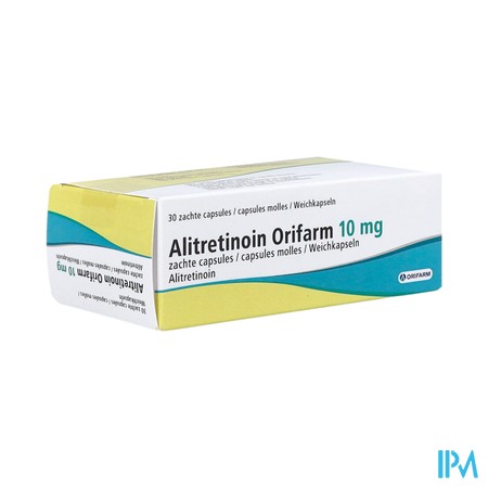 Alitretinoin 10mg Orifarm Zachte Caps 30