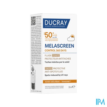 Ducray Melascreen Control 365days Spf50+getint30ml